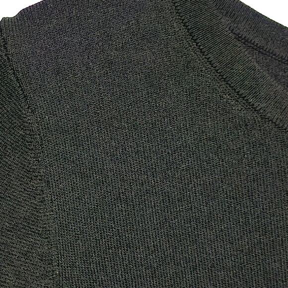 ANN TAYLOR WOMEN'S BLACK 100% WOOL PULL-OVER SWEATER SIZE MEDIUM - Picture 9 of 10